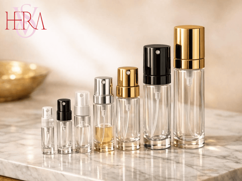 انواع حجم دکانت عطر 