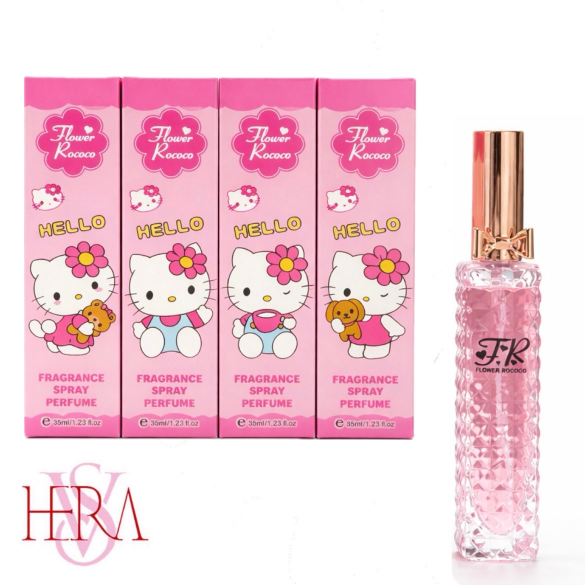 C40309D7-424B-4AC8-A341-81DD10A8E732 عطر 35 میل هلو کیتی برند فلاور روکوکو - Image 1