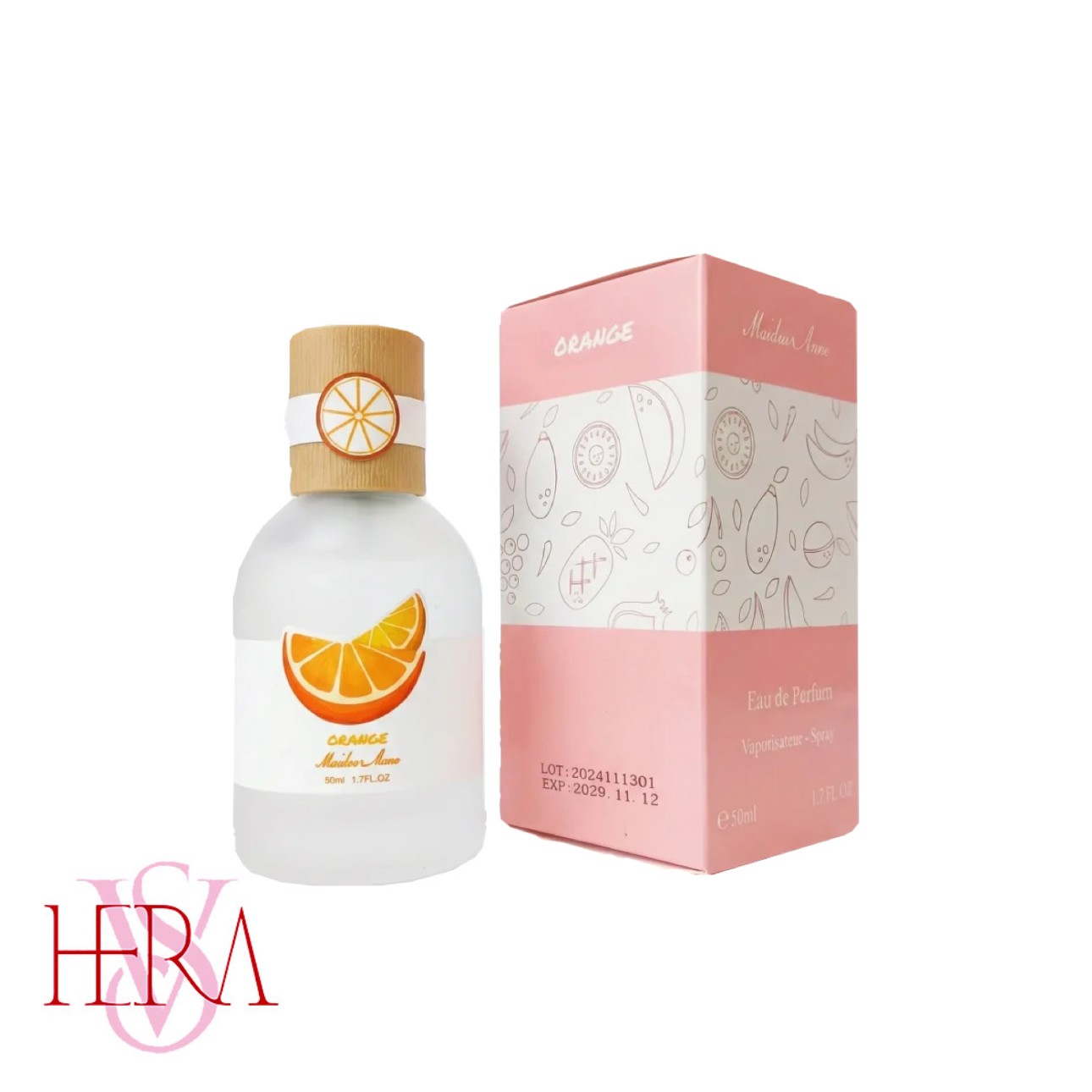 JMZT2453 عطر بیکینی رایحه پرتغال حجم 50 میل Maiden Anna Orange Bikini Perfume - Image 1